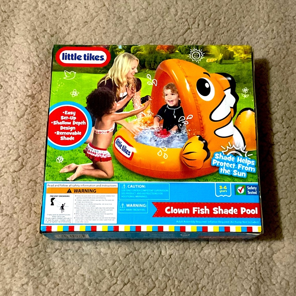 π€New Little Tikes Kids Fish Shade Poolπ€